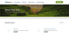 Desktop Screenshot of bitcointools.biz
